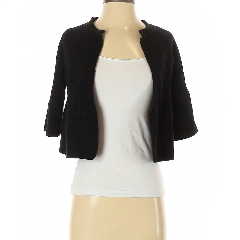 7 for all mankind cropped sweater cardigan
